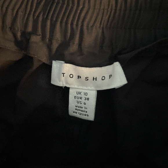 TopShop Black Parachute Pants - Picture 9 of 9